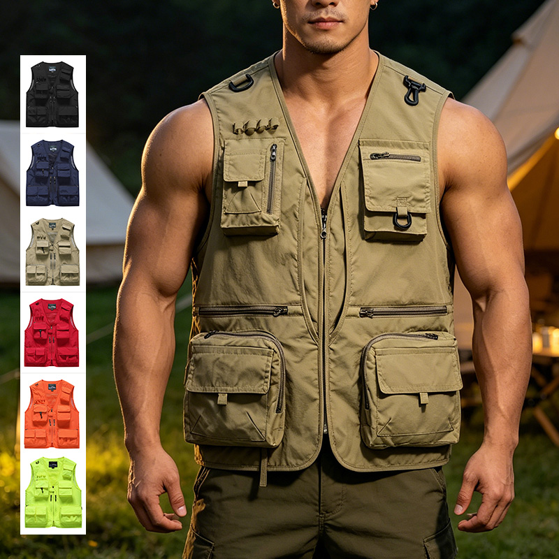 Fishing Kit Compact - 야외 활동을 위한 여름 작업 조끼