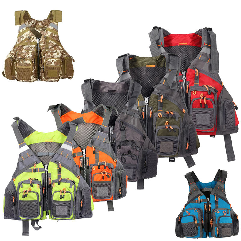 Fishing Kit Compact - 낚시복 보트 조끼 코트 낚시 기능