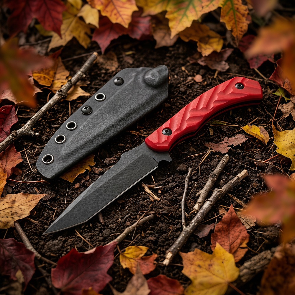 고정날 사냥칼 나일론 섬유 손잡이 블랙 블레이드, 카이 - Bushcraft Knife Fixed 리뷰 및 가격