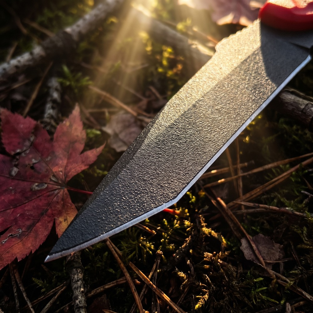 고정날 사냥칼 나일론 섬유 손잡이 블랙 블레이드, 카이 - Bushcraft Knife Fixed 리뷰 및 가격